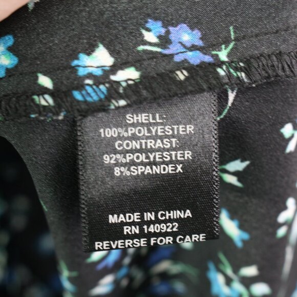 Like Mynded Sleeveless Black Floral Mini Dress Size S‎ - Picture 5 of 9